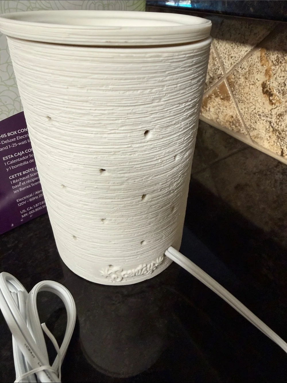 Scentsy Etched Core Warmer